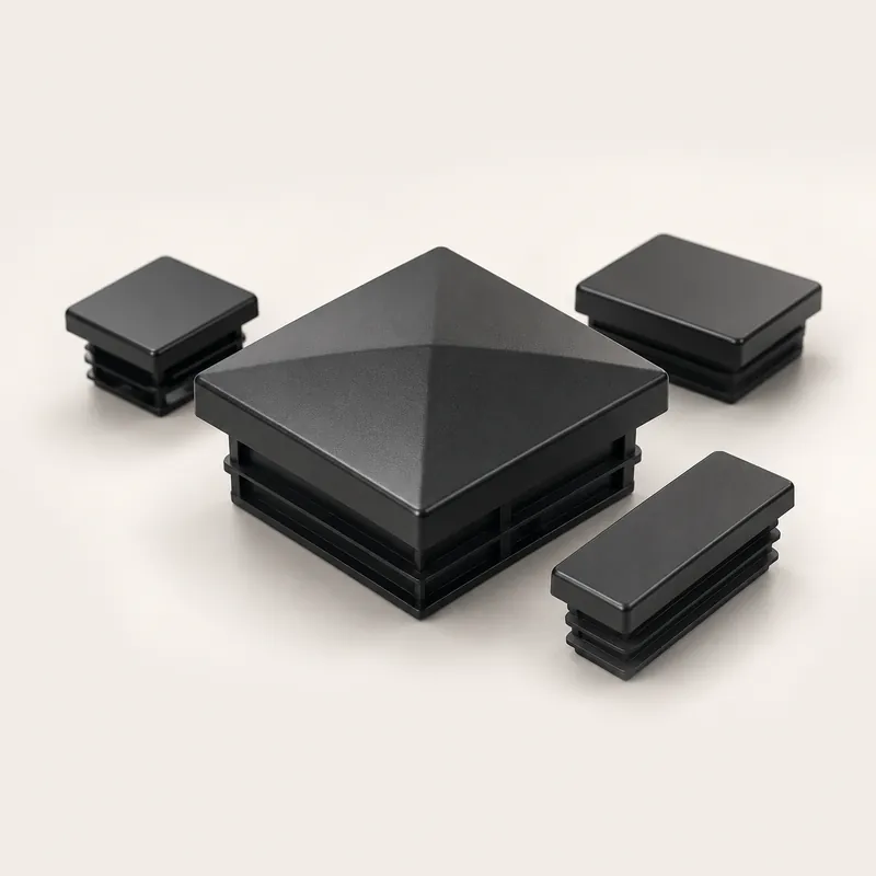Protective post caps for a premium composite fencing system