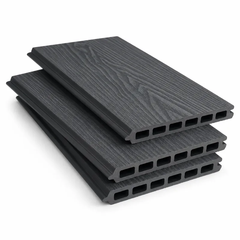 Anthracite WPC composite fencing board finish